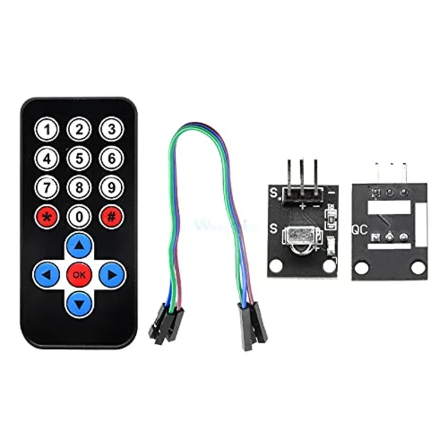 1 Set Infrared Remote Control IR Receiver Module Kits DIY Kit HX1838 for Arduino Raspberry Pi